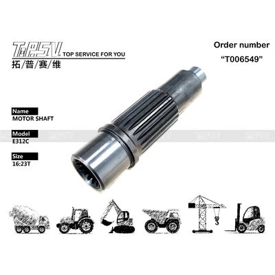XJDG-00029 194-8280 Haute précision E312C Excavator Voyage moteur Arbre pour le système de transmission de l'excavateur Taille d'emballage dépend du type d'emballage