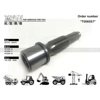 708-8F-32110 Compatible PC200-6 Excavator Drive Final Motor Shaft Idéal pour les machines à excavation et les différentes marques