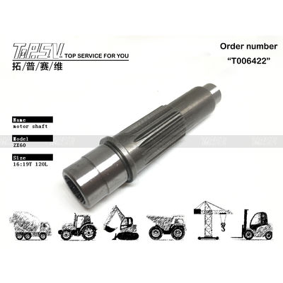 0629801 ZX55 Excavateur Voyage Moteur Arbre Pompe hydraulique Performance ultime pour le système de transmission