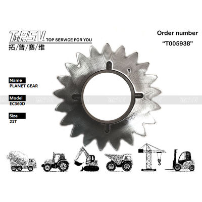 VOE14566421 Disponibilité EC290D Excavateur Voyage 2 étapes équipement planétaire avec technique de forgeage en acier