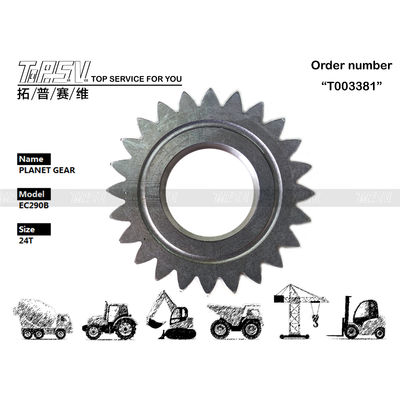 VOE14547275 EC290B Swing de pelleteuse 1 étape engrenage planétaire avec traitement thermique et affichage de l'image Nombre de dent
