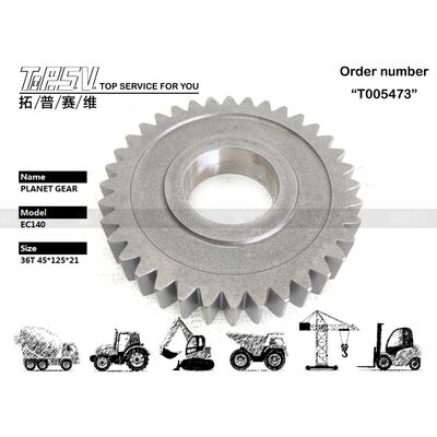 XKAH-01220 Propulsion hydraulique moteur EC140 Excavator Voyage 1 étape Planète réducteur Pièces d'engrenage pour équipement de construction