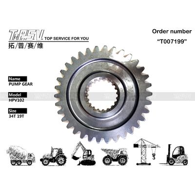 3063842 HPV102 Pompes hydrauliques pour excavatrice Pièces d'engrenage pour système de transmission de l'excavatrice En noir