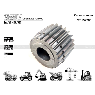 Moteur solaire et réducteur planétaire à 2 étages pour tourelle d'excavatrice SK200-10