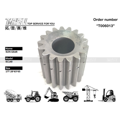 XKAH-01217 Haute durabilité EC140B Excavator Voyage 2 étape moteur d'entraînement à engrenages solaires pour tâches lourdes