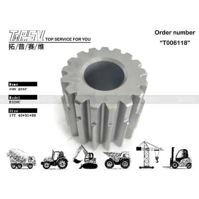 7Y-1430 Excavateur de haute précision E320C Voyage 2 étapes Sun Gear avec entraînement hydraulique du moteur et réducteur planétaire