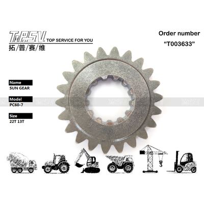 201-26-71150 Facile à installer PC60-7 Swing de l'excavatrice 1 étape moteur à engrenage solaire avec entraînement hydraulique du moteur Des performances fiables