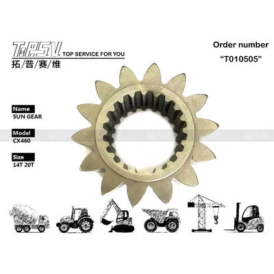 Dépend de la taille CS460 Swing de l'excavateur 1 étape Sun Gear pour le système de transmission de l'excavateur de haute durabilité