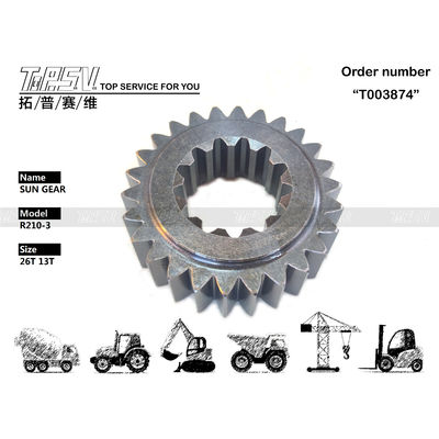 Dépend de la taille R210-3 Swing de l'excavateur 1 étape Sun Gear pour des performances fiables dans les machines lourdes