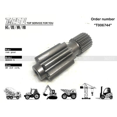 Moteur d'entraînement de train de roulement pour excavatrice HD800-5 de couleur noire, pour une installation facile et les machines lourdes