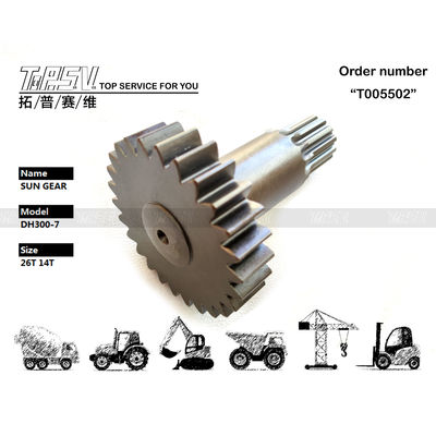 K9000802 Entretien de l'huile pour engrenages pour excavatrice DH300-7 - Engrenage solaire de 1er étage de translation, selon la taille et les différents modèles