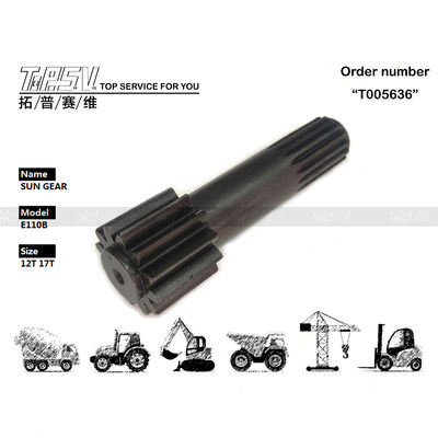 Réducteur planétaire SH265 Excavator Voyage 1 étape Sun Gear pour une efficacité optimale dans les machines lourdes