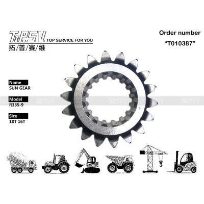 XKAQ-00456 Entretien de l'huile pour engrenages R335-9 Excavatrice Balancier 1er étage Boîte de vitesses planétaire Composant robuste et durable Adapté aux excavatrices hydrauliques Remplacement