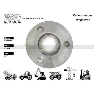 094-1514 Noir E200B Excavator Travel 2 Stage Carrier Component de précision conçu pour assurer une rotation fluide et une stabilité pour les opérations de l'excavateur