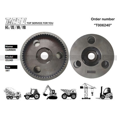 267-6799 Sacs de transport d'emballage E324D Excavateur Voyage 3 étapes Planète porteuse Structure en acier conçue pour le secteur minier de l'énergie Assurer le fonctionnement