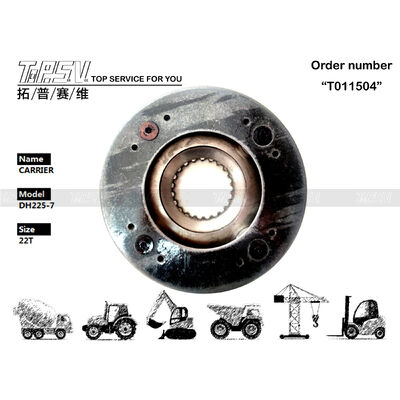 100502-00001 Noir DH225-7 Excavator Swing 1 Stage Porteur équipé d'une installation de treillis métalliques Convient pour les machines lourdes Durable et durable