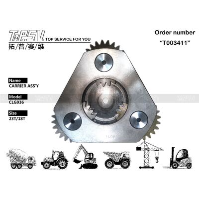 CLG936 Pièces de rechange pour excavateurs à oscillation à 1 étage
