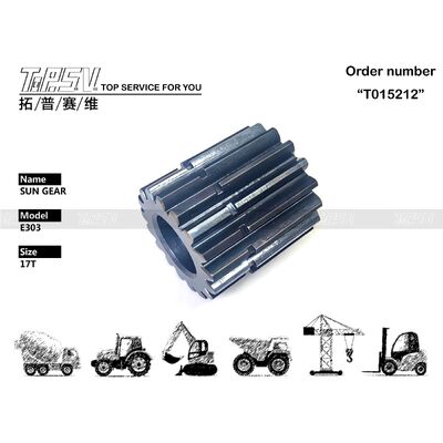 Pièces de vitesse solaire d'étape du voyage 2 de l'excavatrice E303 pour les pièces de rechange d'excavatrice d'entraînement de voyage