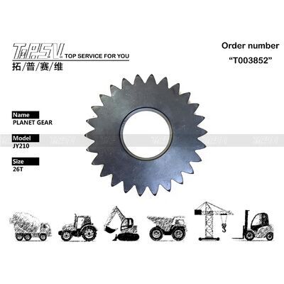 Engrenage planétaire d'étape de l'oscillation 1 de l'excavatrice JY210 pour les pièces de rechange d'excavatrice d'entraînement d'oscillation