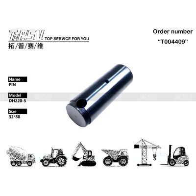 Goupille de vitesse à 2 étages d'oscillation élevée d'excavatrice de la durabilité DH220-5