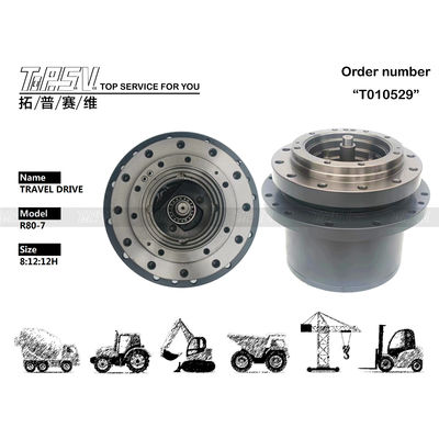 R80-7 Réducteur de déplacement de la pelle à haute efficacité Boîte de vitesses de la pelle pour Hyundai