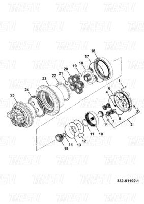 Good price JS200 Excavatrice en acier entraînement final entraînement de déplacement Catalogue du moteur 332/K1192 en ligne