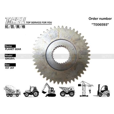 Construction en acier noir SH120 Excavateur Voyage équipement planétaire pour le moteur hydraulique
