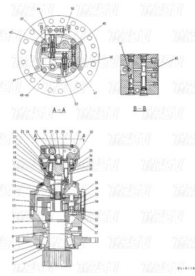 Good price Moteur à entraînement pivotant pour excavatrice haut de gamme avec réducteur planétaire amélioré en ligne