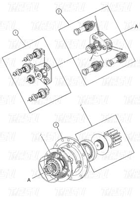 Good price 486-1577 Boulons d'acier sur entraînement pivotant d'excavatrice pour ateliers de réparation de machines en ligne