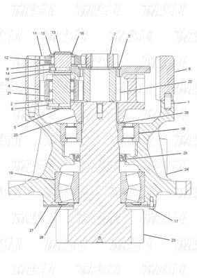 Good price Catalogue de l'entraînement à bascule des excavateurs noirs lourds pour différents modèles OEM en ligne