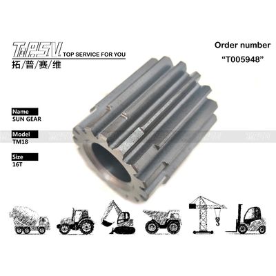 XKAY-01766 TM18 Excavator Voyage 2 étape Sun Gear Drive Pour le moteur hydraulique