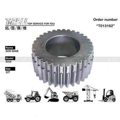 102-6522 Couleur Noir Excavateur E315 Voyage 2 étapes Sun Gear Boîte de vitesses Pour l'excavateur