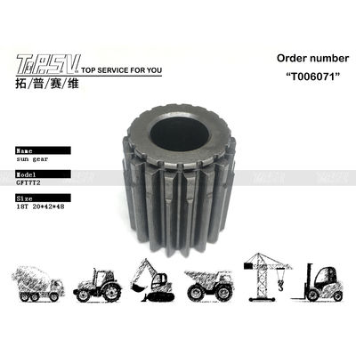 Good price FR60-7 Excavateur Voyage 2 étapes Sun Gear Modèles Excavateur Sun Gear En Noir Réducteur planétaire en ligne