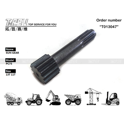 307-4158 Dépend de la taille Engrenage solaire durable en acier E307C pour excavatrice, 1er étage, pour applications robustes