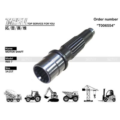 Good price K9005752A K9005752B XKAY-00565 R60-7 Système de transmission d'arbre de moteur de translation d'excavatrice Arbre de moteur hydraulique d'excavatrice Taille d'emballage dépend du type d'emballage en ligne