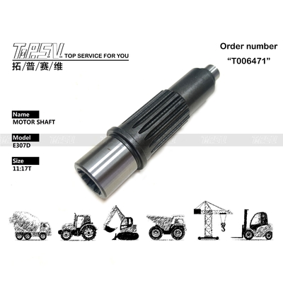 307-4176 Noir E307C Excavateur Voyage Moteur Arbre Pompes hydrauliques Pièces de rechange pour les mines d'énergie
