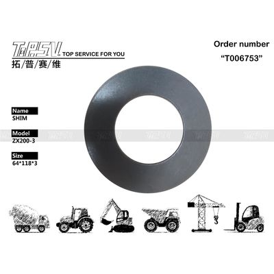 4401293 Afficher l'image ZX200-3 Excavateur Voyage 1 étape Porteur Shim Pièces de rechange Pièces électroniques Traitement thermique pour une efficacité accrue