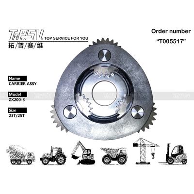 Améliorer la productivité de la construction avec le dispositif ASSY de transport de 1er étage de l'excavatrice ZX200-3, entraînement par moteur hydraulique