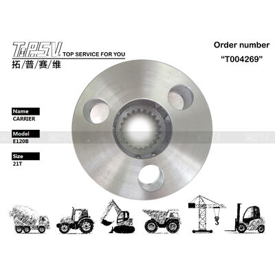 124-7901 E120B Balance de l'excavateur 2 étapes Système d'engrenage de précision du transporteur planétaire garantissant une transmission fluide du couple et une efficacité accrue de l'équipement