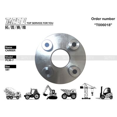 Steel PC30-7 Excavator Travel 1 Stage Carrier Device and Ready for Your Customer Requirements