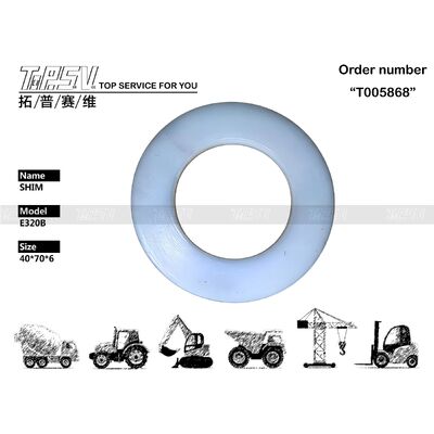 7Y-1434 E320B Excavateur Voyage 2 étapes porteuse Parties de châssis pour le swing drive Parties de rechange de l'excavateur