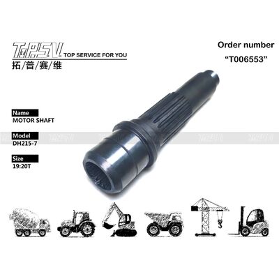 Good price K9007415 dépend de l'arbre de moteur de voyage d'excavatrice du type d'emballage DH215-7 pour une durabilité durable en ligne