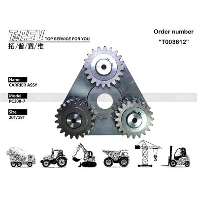 PC200-7 Swing de l'excavateur 1 étape ASSY de support pour équipement d'excavation