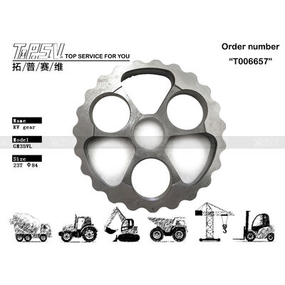 Pièces de vitesse du voyage RV de l'excavatrice GM35VL pour les pièces de rechange d'excavatrice d'entraînement de voyage