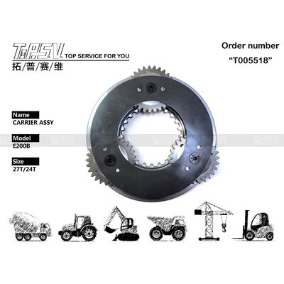 Pièces d'Assy de transporteur d'étape du voyage 1 d'excavatrice d'E200B pour des pièces de rechange d'excavatrice d'entraînement de voyage