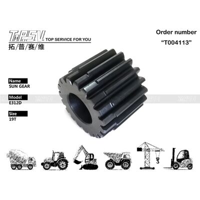 Good price 353-0538 pièces de pignon solaire d'étape de l'oscillation 2 d'excavatrice d'E312D pour des pièces de rechange d'excavatrice d'entraînement d'oscillation en ligne