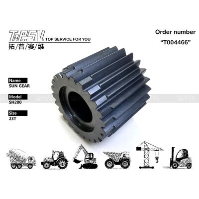 KRC0148 High Precision SH200 Excavator Swing 2 Stage Sun Gear pour la réparation de machines dans une excavatrice