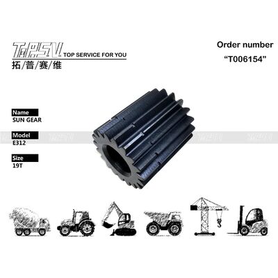 Pièces de moteur de voyage d'excavatrice de système de transmission de vitesse solaire du voyage 1R-5845 E312 à 2 étages