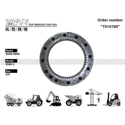 2024077 Boîte à engrenages pivotante et engrenage à anneau haute précision pour excavateur HITACHI EX60-1