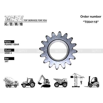 9727234 Ronde EX60-1 Swing de l'excavatrice à 2 étages engrenage planétaire couple élevé